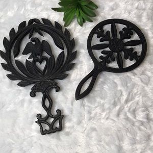 Vintage trivets Americana Eagle VA Metalcrafters